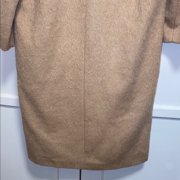 Topshop Size 6 Tan Teddy Jacket with Oversized Fit and Wide Lapels - Picture 4 of 16